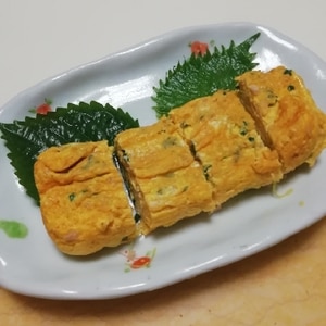 カニカマ・チーズ・カイワレの卵焼き